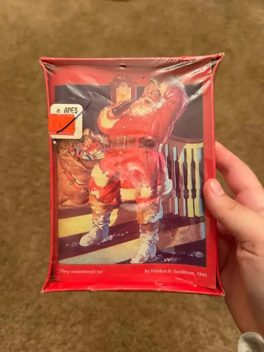 Vintage 1995 Coca-Cola Christmas Greeting Cards 16-Count Set